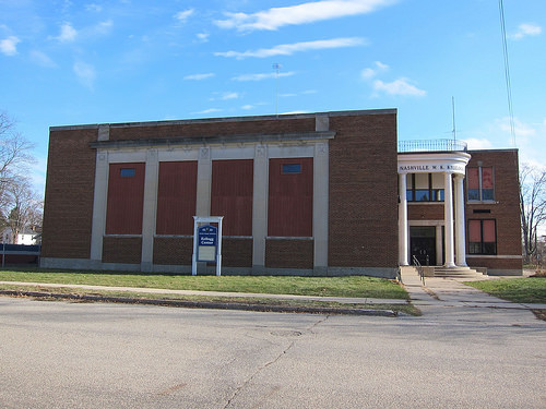 School Building on 2 acres in Nashville Michigan $89,000