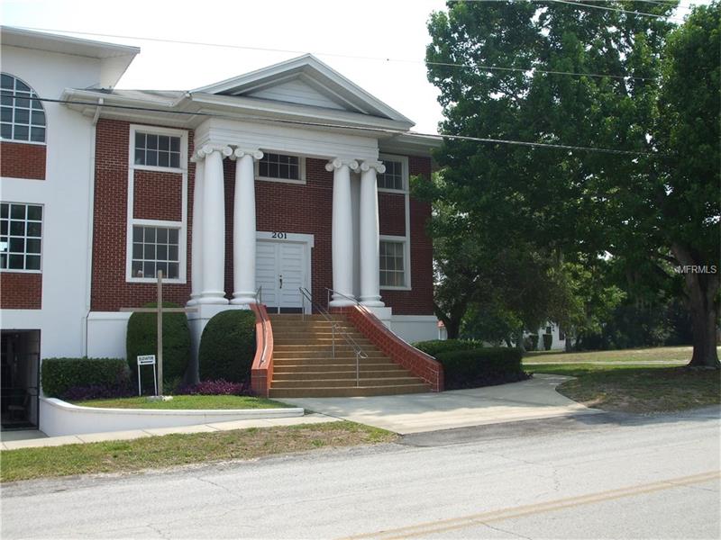 Haines City Church For Sale - Historic Sanctuary, Fellowship Hall, Classrooms, Nursery, Preschool, and Parking Lot - $950,000 